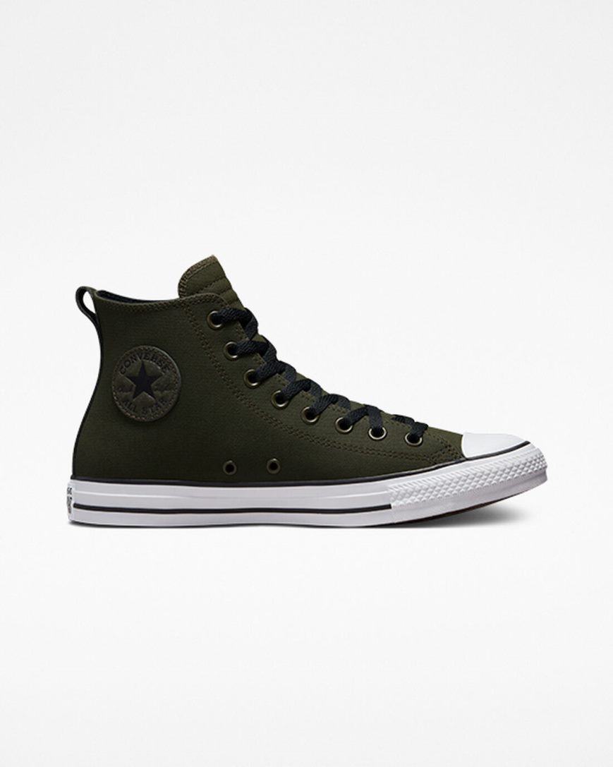 Zapatillas Altas Converse Chuck Taylor All Star TecTuff Hombre Verde Oliva Verde Blancas Negras | PE E2L740